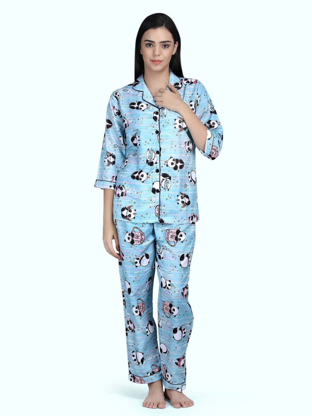 TEDDY PRINT NIGHT SUIT