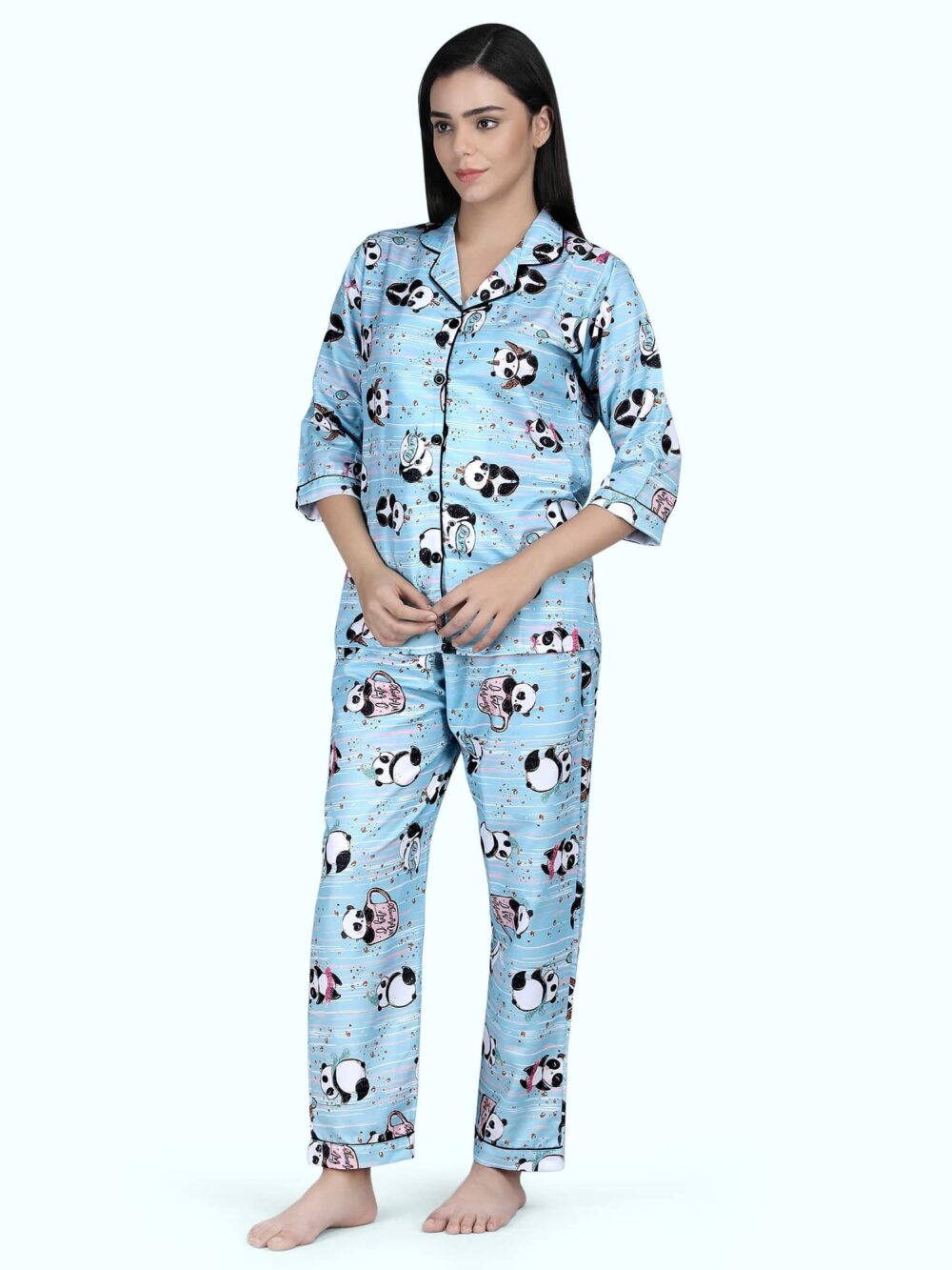 TEDDY PRINT NIGHT SUIT