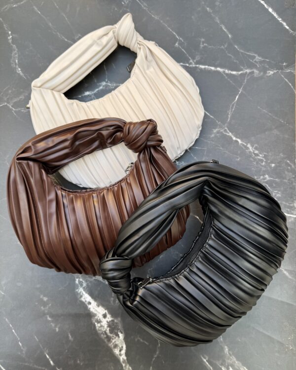 Hobo Pleated Knot Handbag