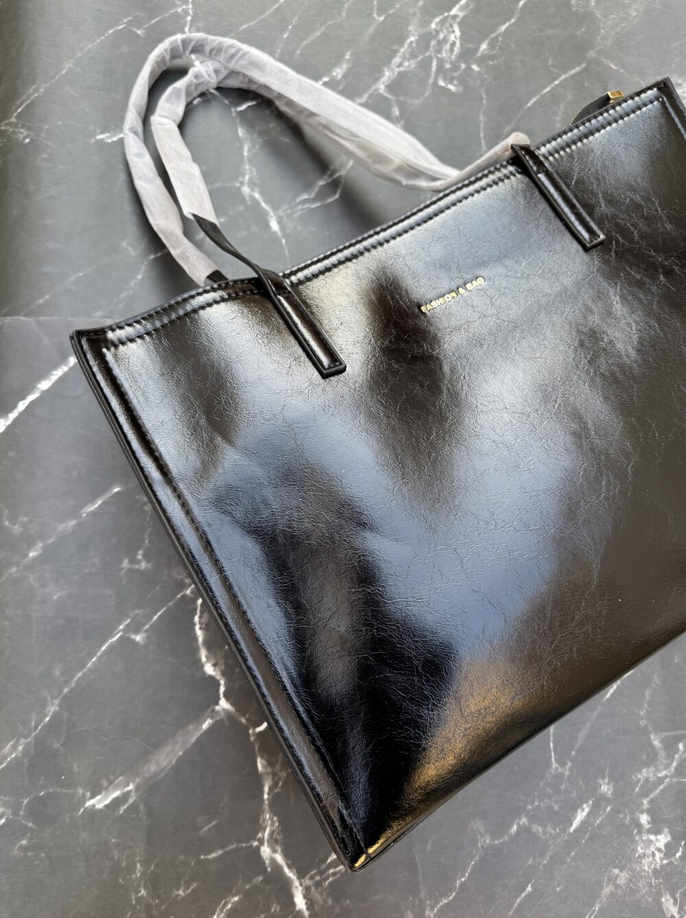 Premium 3 Compartment Tote Bag - Black