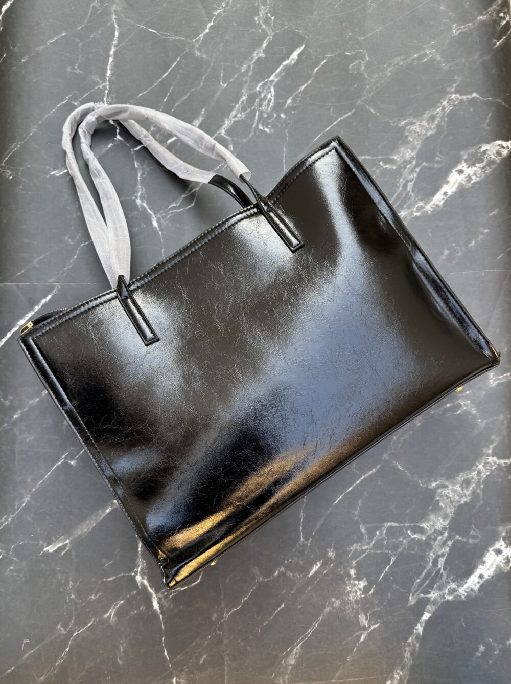 Premium 3 Compartment Tote Bag - Black