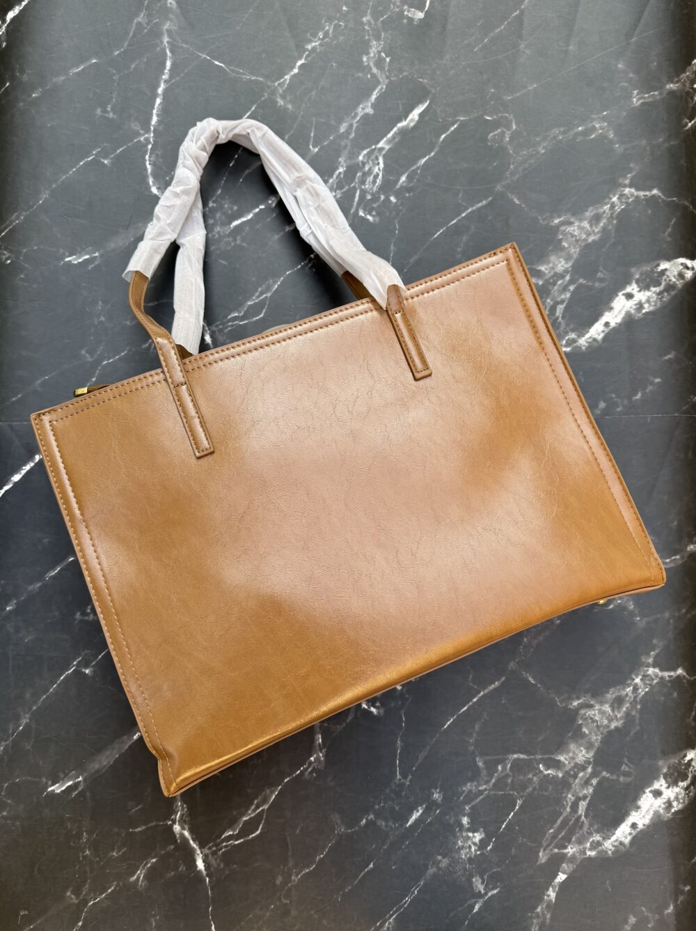 Premium 3 Compartment Tote Bag - Khaki
