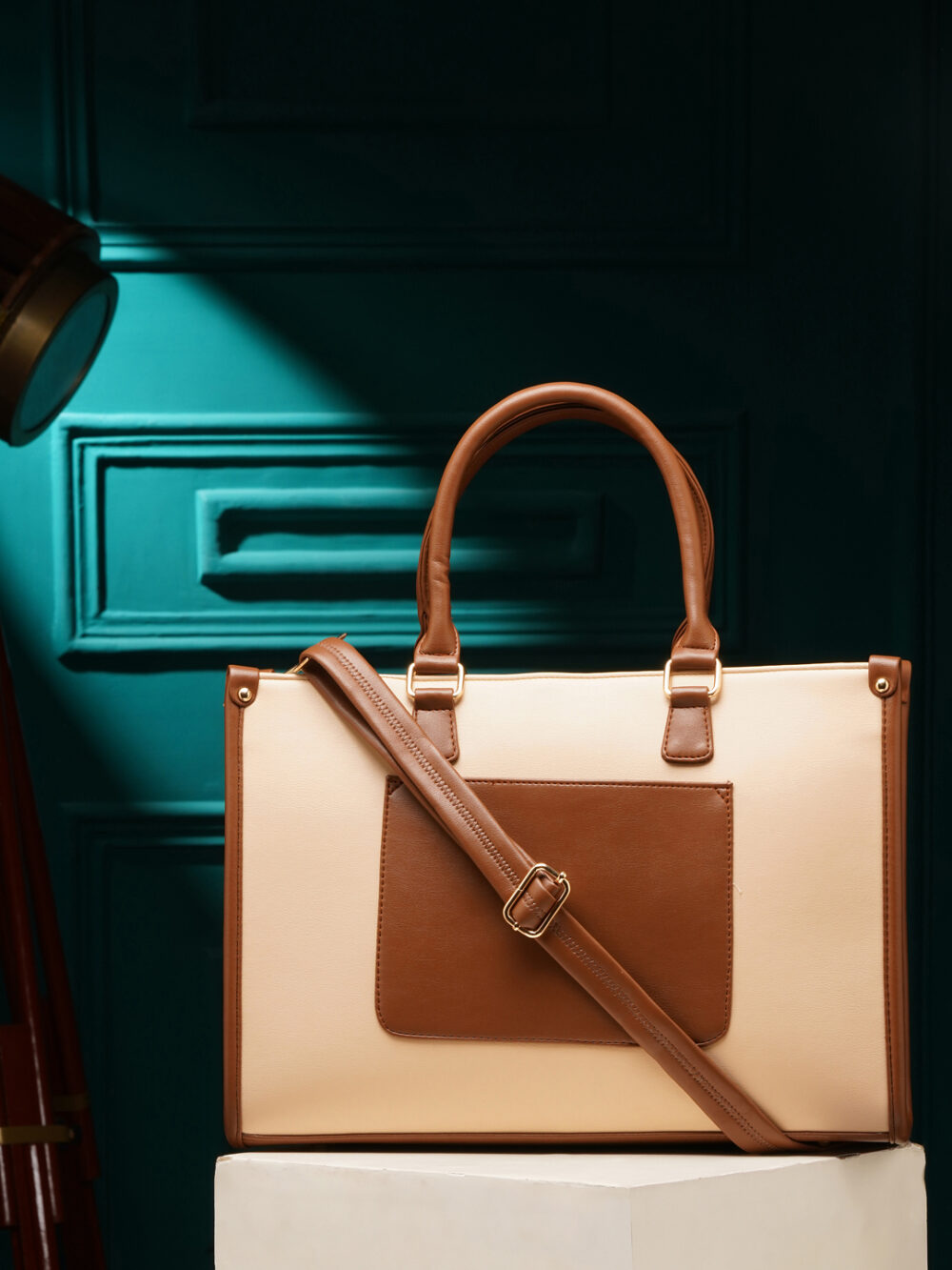 Wrap Up Laptop Tote - Beige