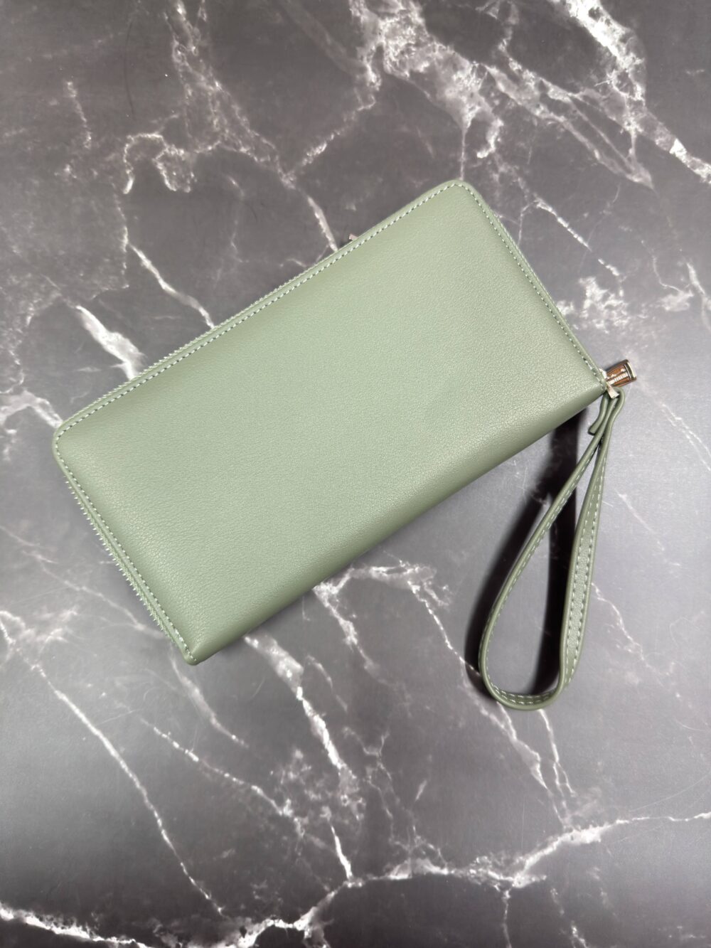 Green Textured Wallet