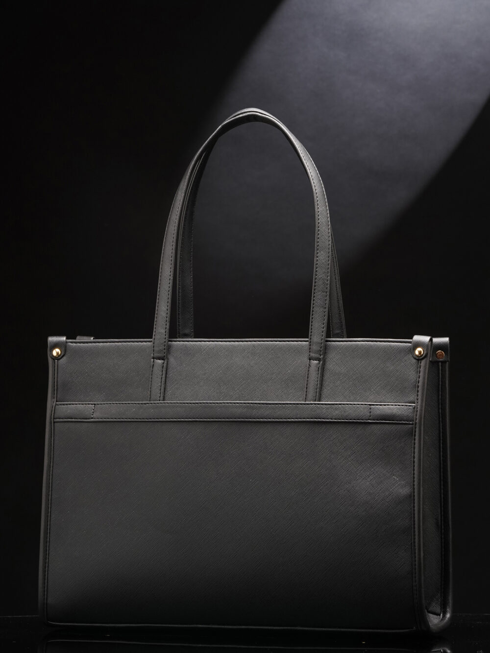 Personalized League Laptop Tote Bag - Full Black