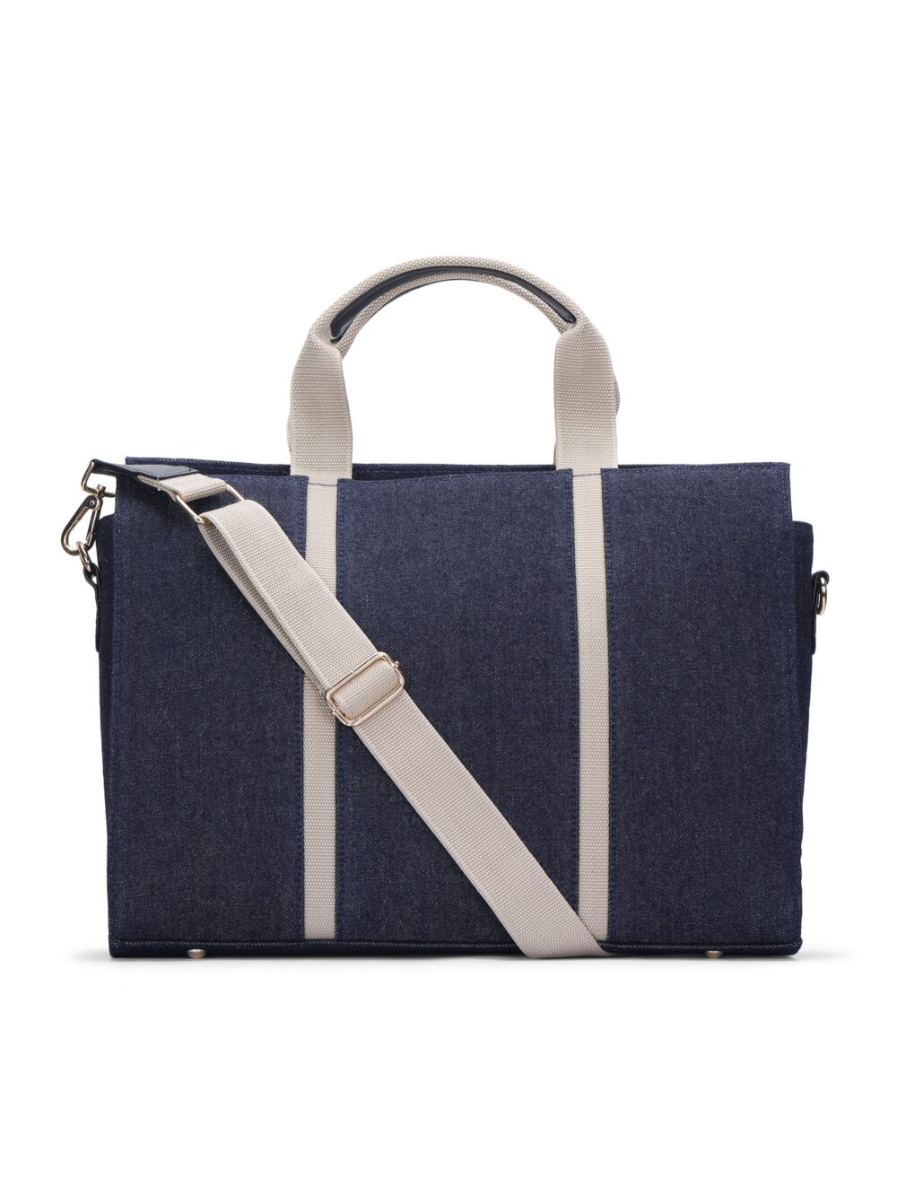 Denim Laptop Tote Bag