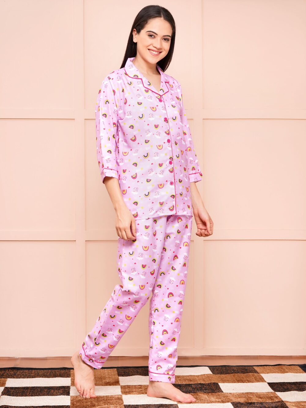 RAINBOW PRINT NIGHT SUIT