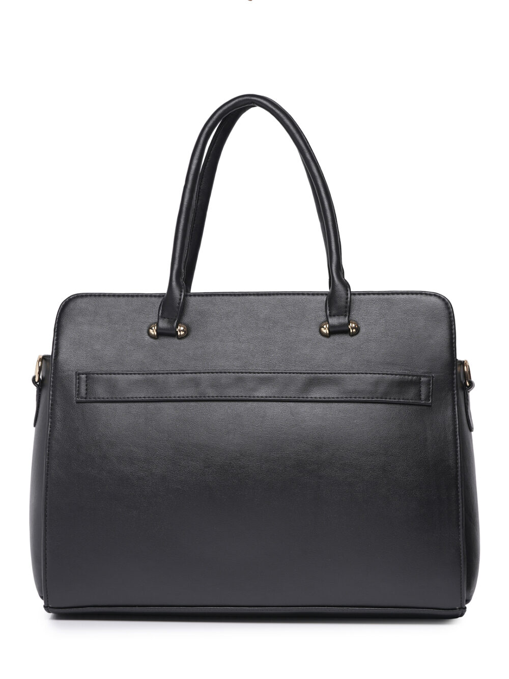 The Ample Laptop Tote Bag - Full Black