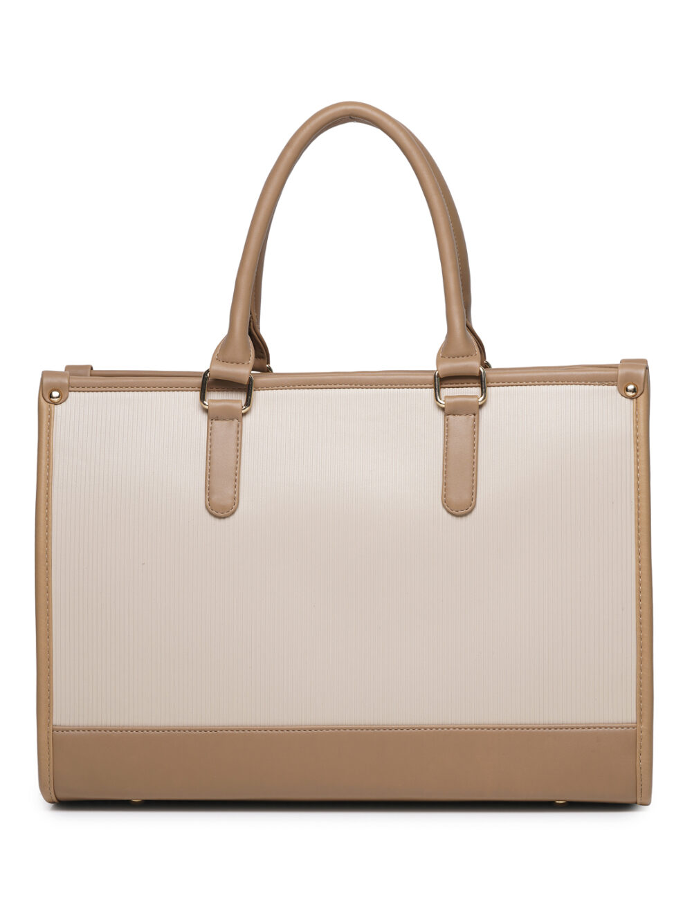 Day To Day Laptop Tote Bag - Beige