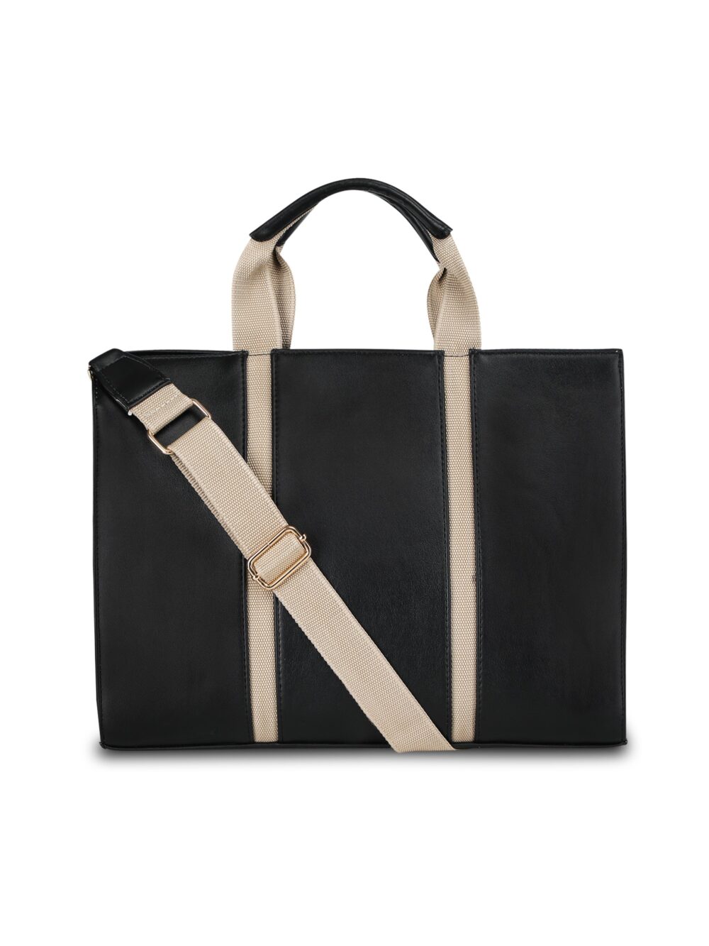 The Madam Laptop Tote Bag - Black