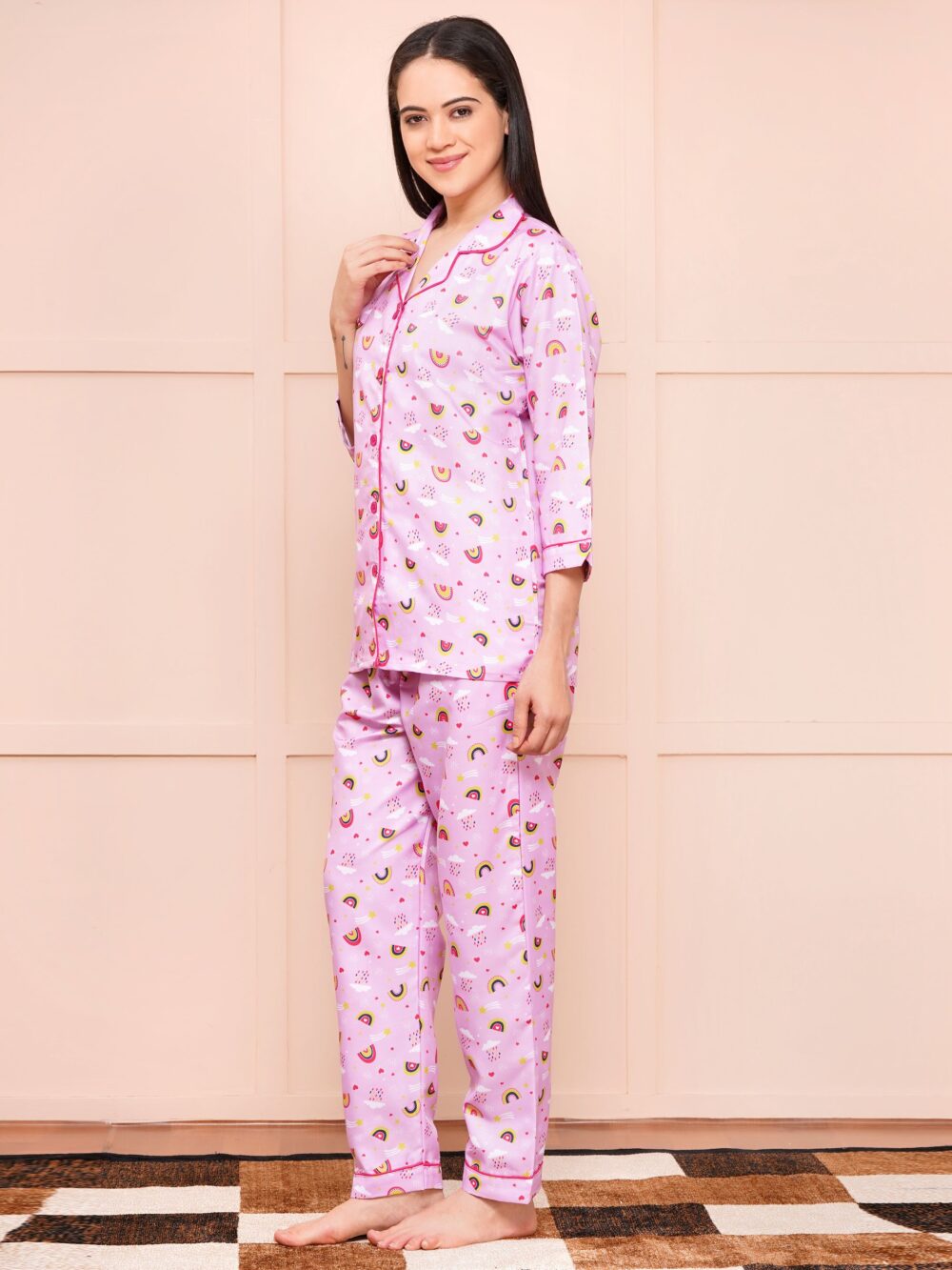 RAINBOW PRINT NIGHT SUIT