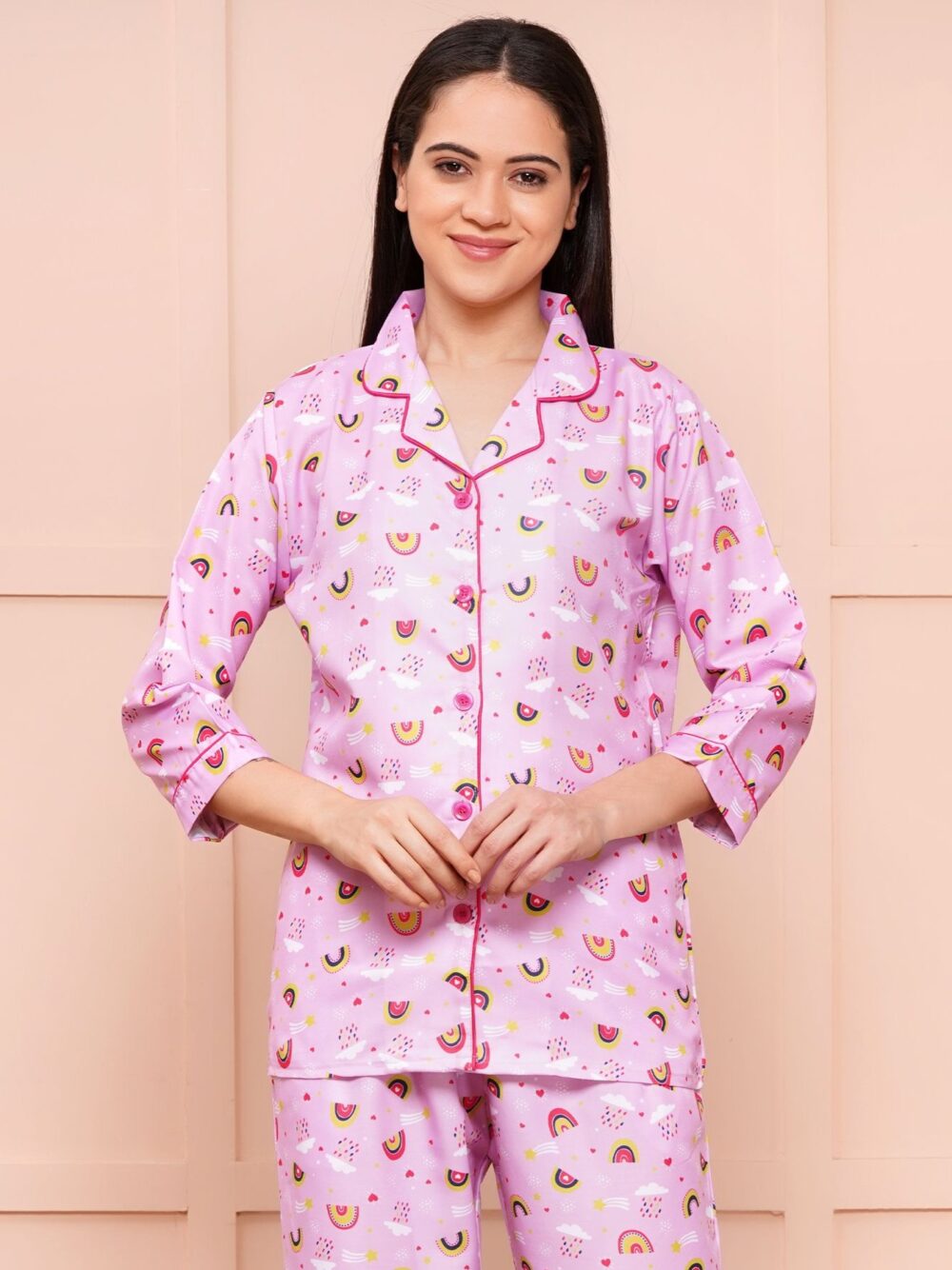 RAINBOW PRINT NIGHT SUIT