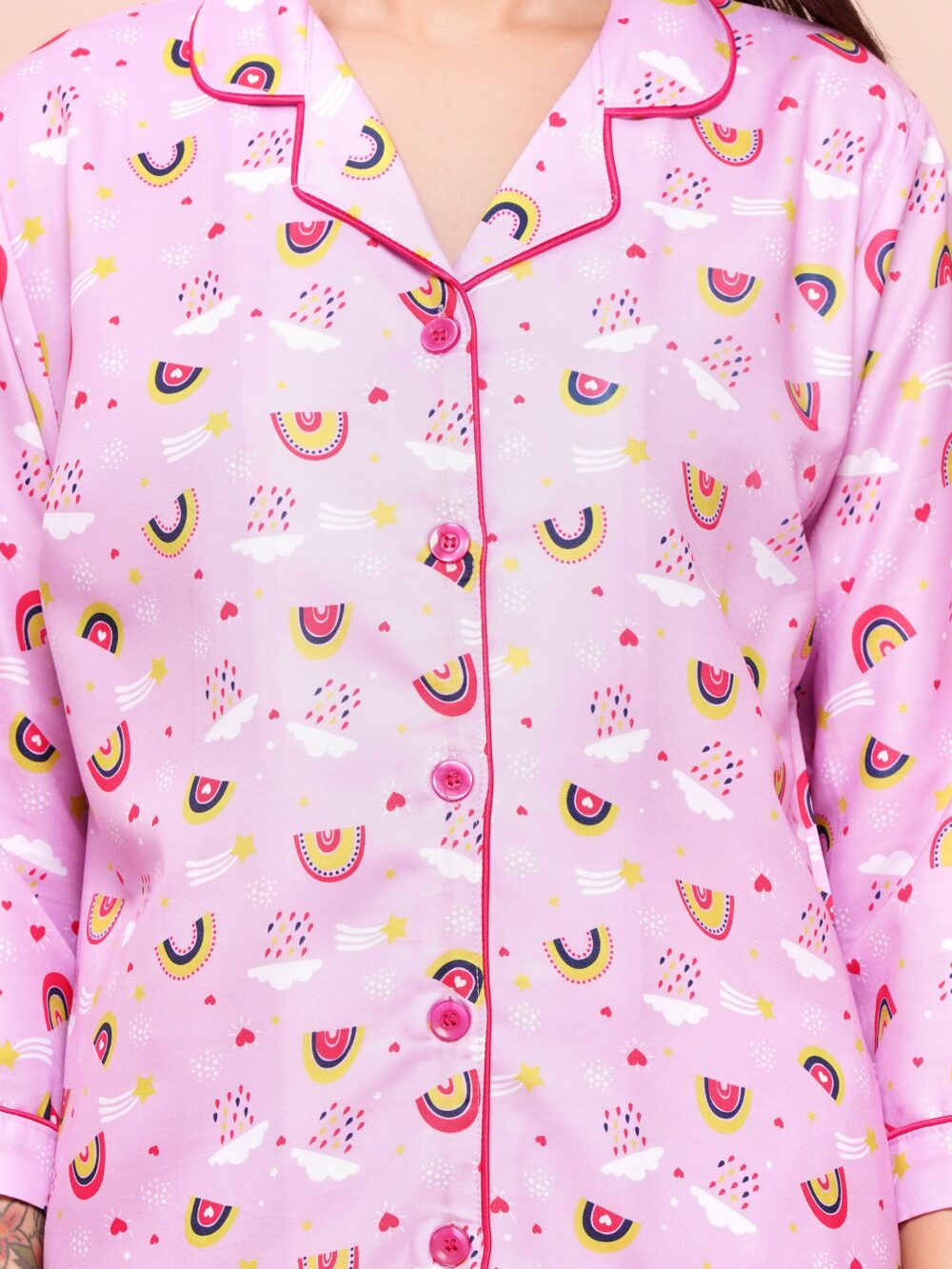 RAINBOW PRINT NIGHT SUIT