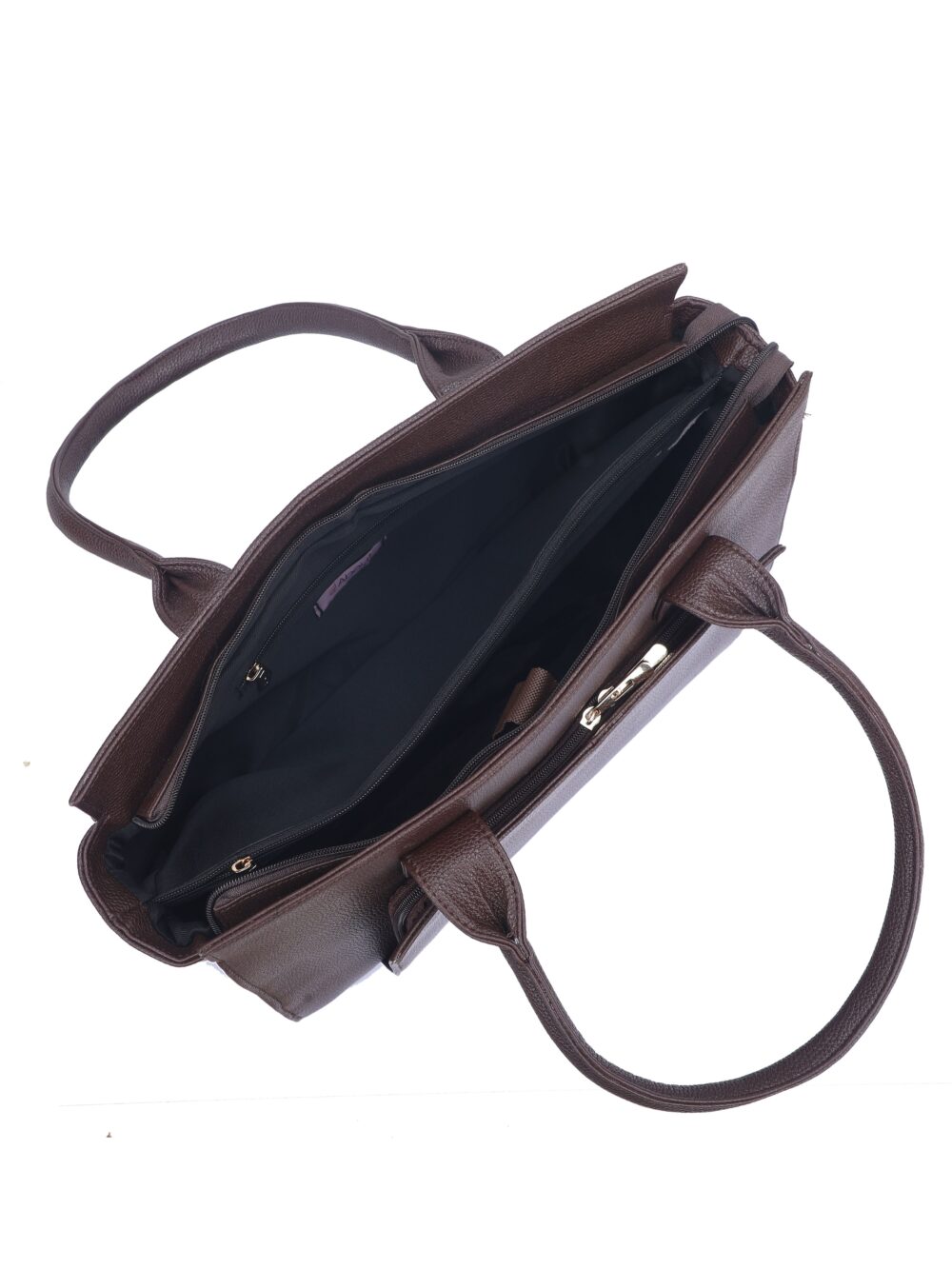 ELITE LAPTOP TOTE BAG - BROWN