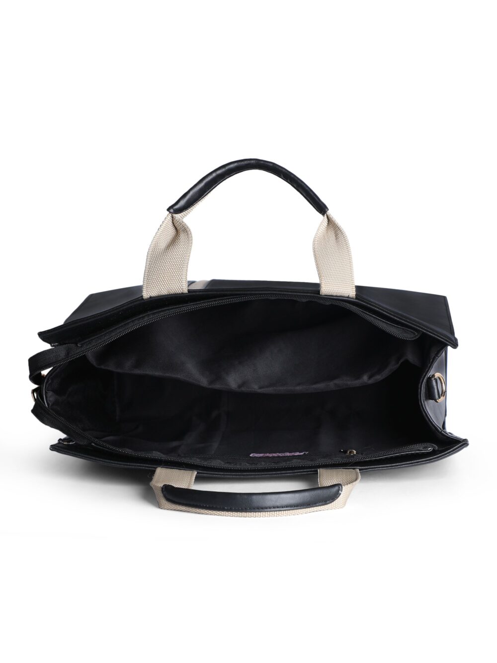 The Madam Laptop Tote Bag - Black