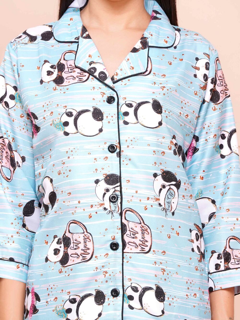 TEDDY PRINT NIGHT SUIT