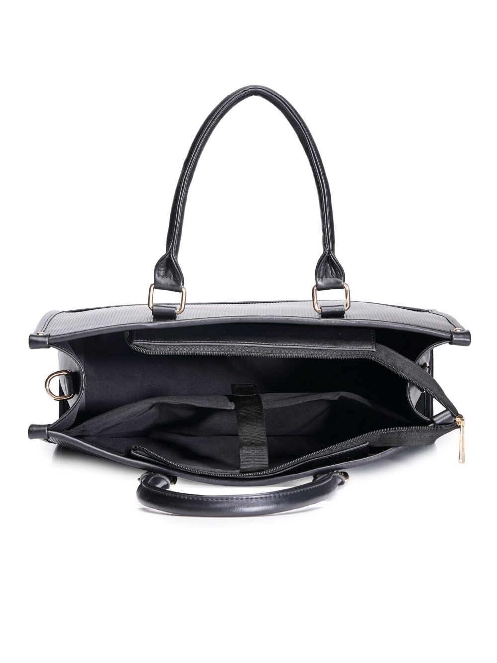 Day To Day Laptop Tote Bag - Full Black