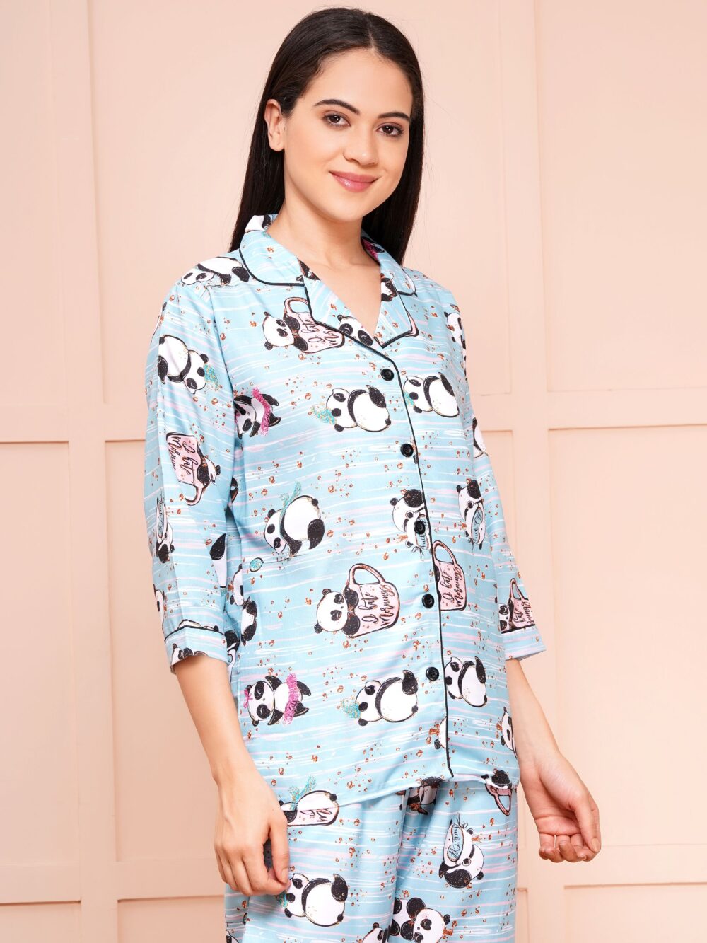 TEDDY PRINT NIGHT SUIT