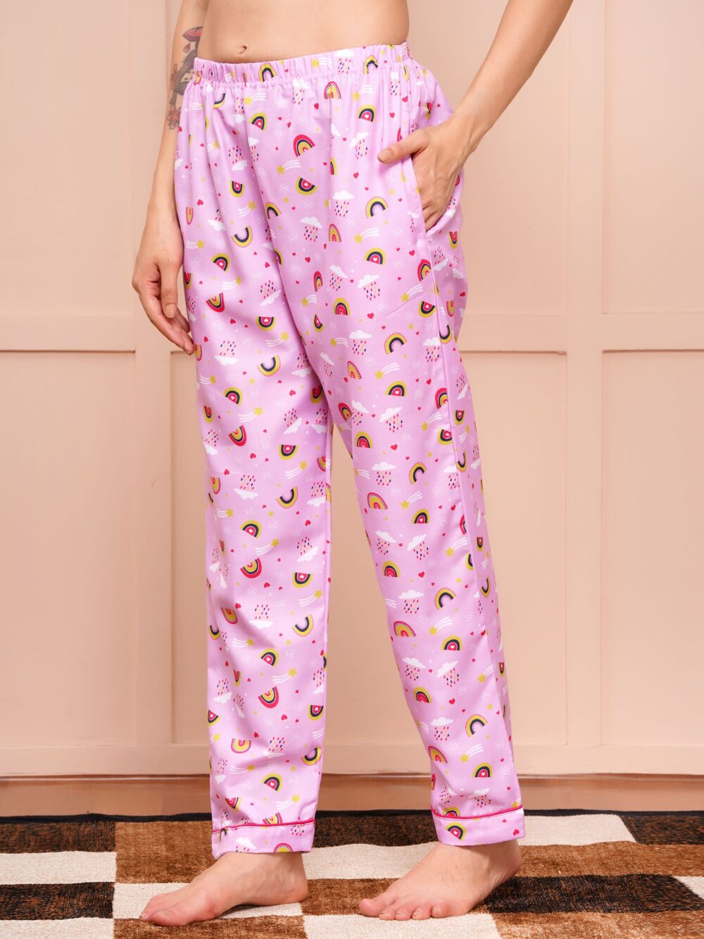 RAINBOW PRINT NIGHT SUIT