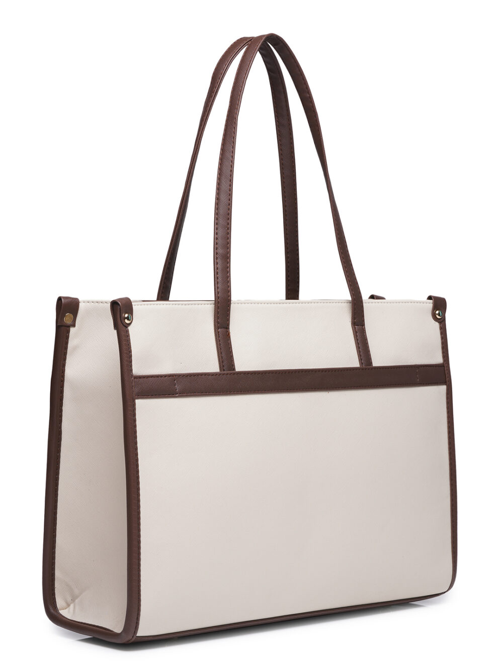 Personalized League Laptop Tote Bag - Brown