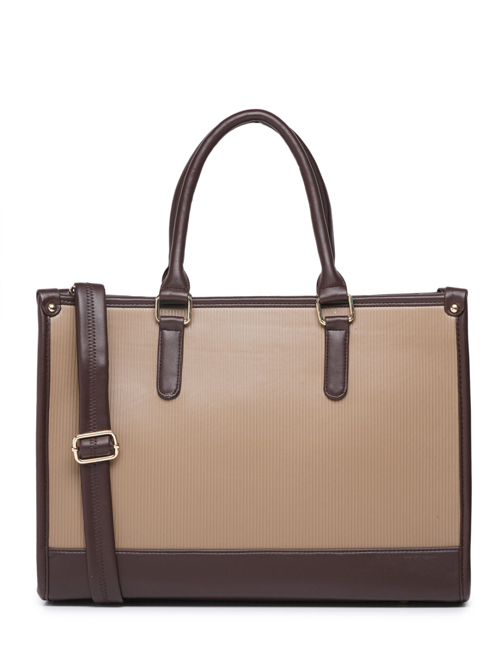 Day To Day Laptop Tote Bag - Brown