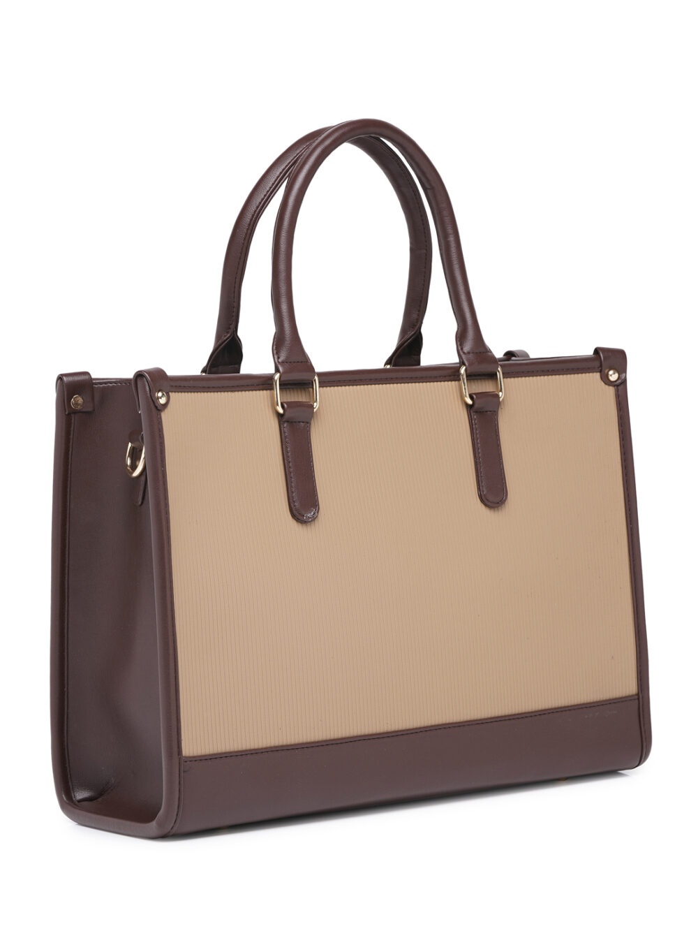 Day To Day Laptop Tote Bag - Brown