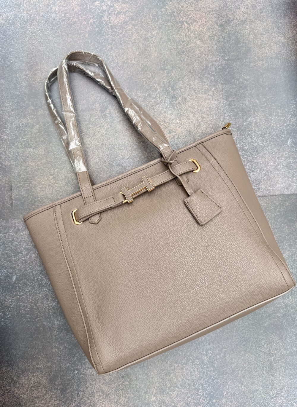 The H Laptop Tote Bag - Khaki