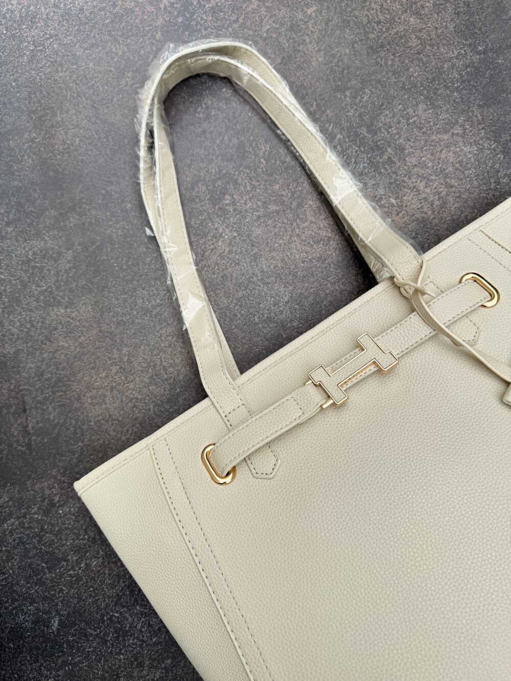 The H Laptop Tote Bag - Off White