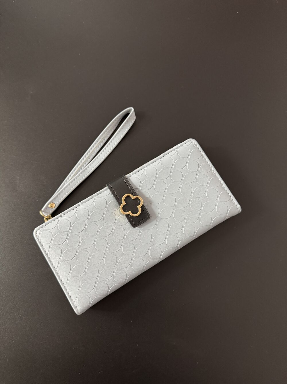 Textured Flower Wallet