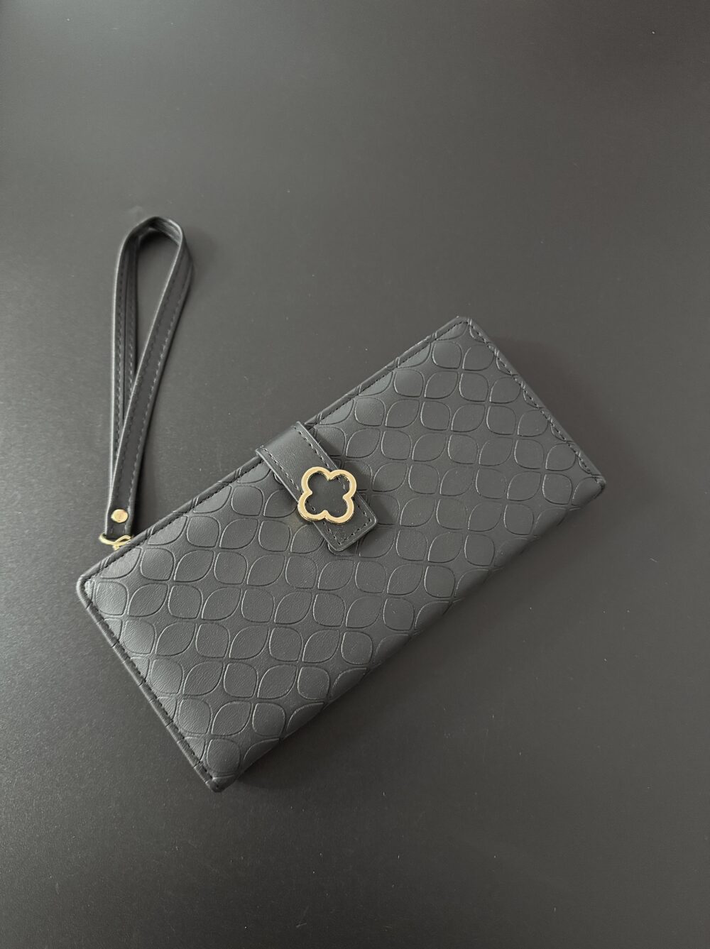 Textured Flower Wallet