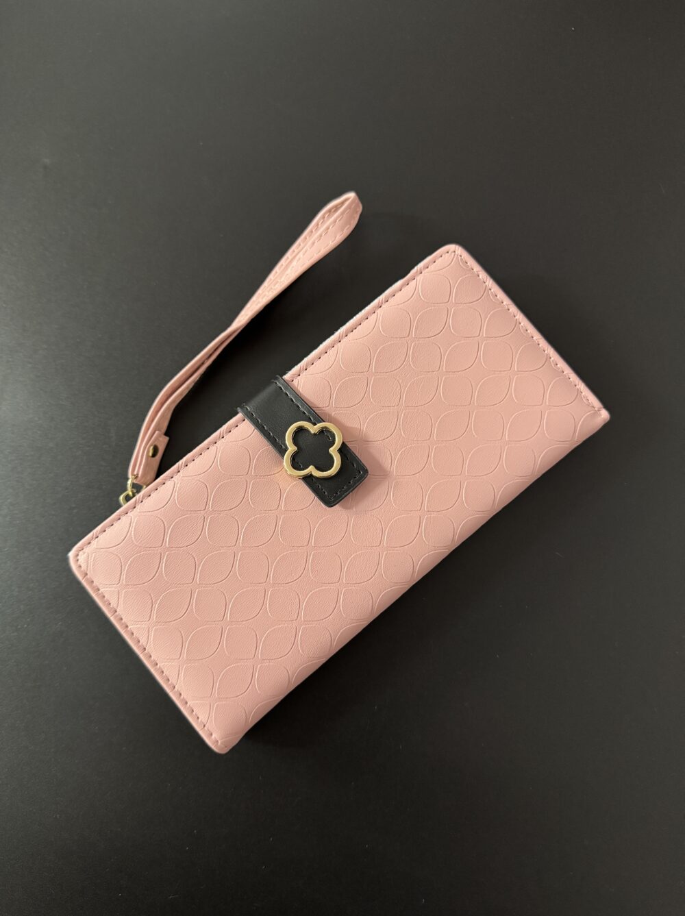 Textured Flower Wallet