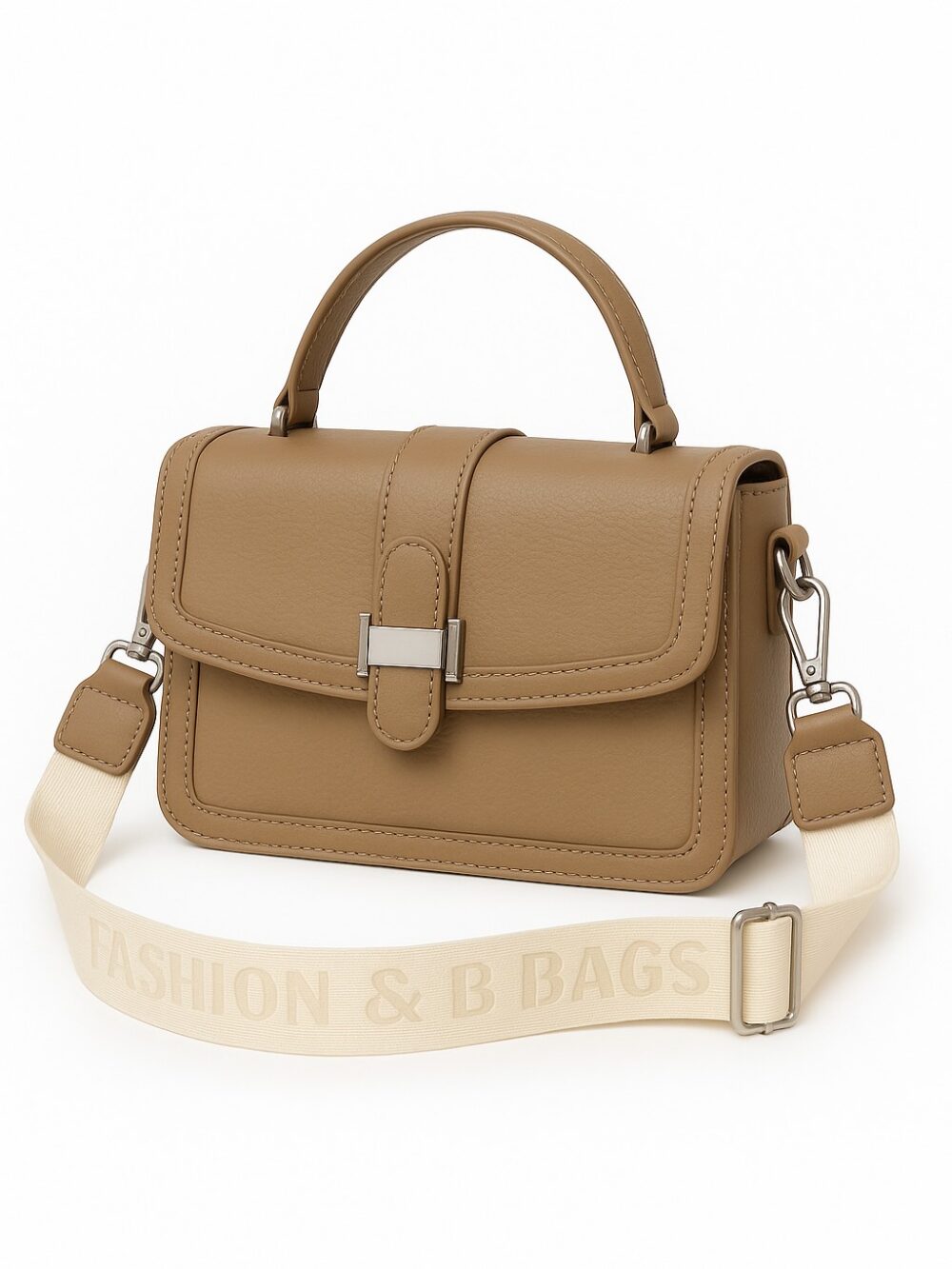 CarryMe Chic 3 Compartment Sling Bag - Coffee