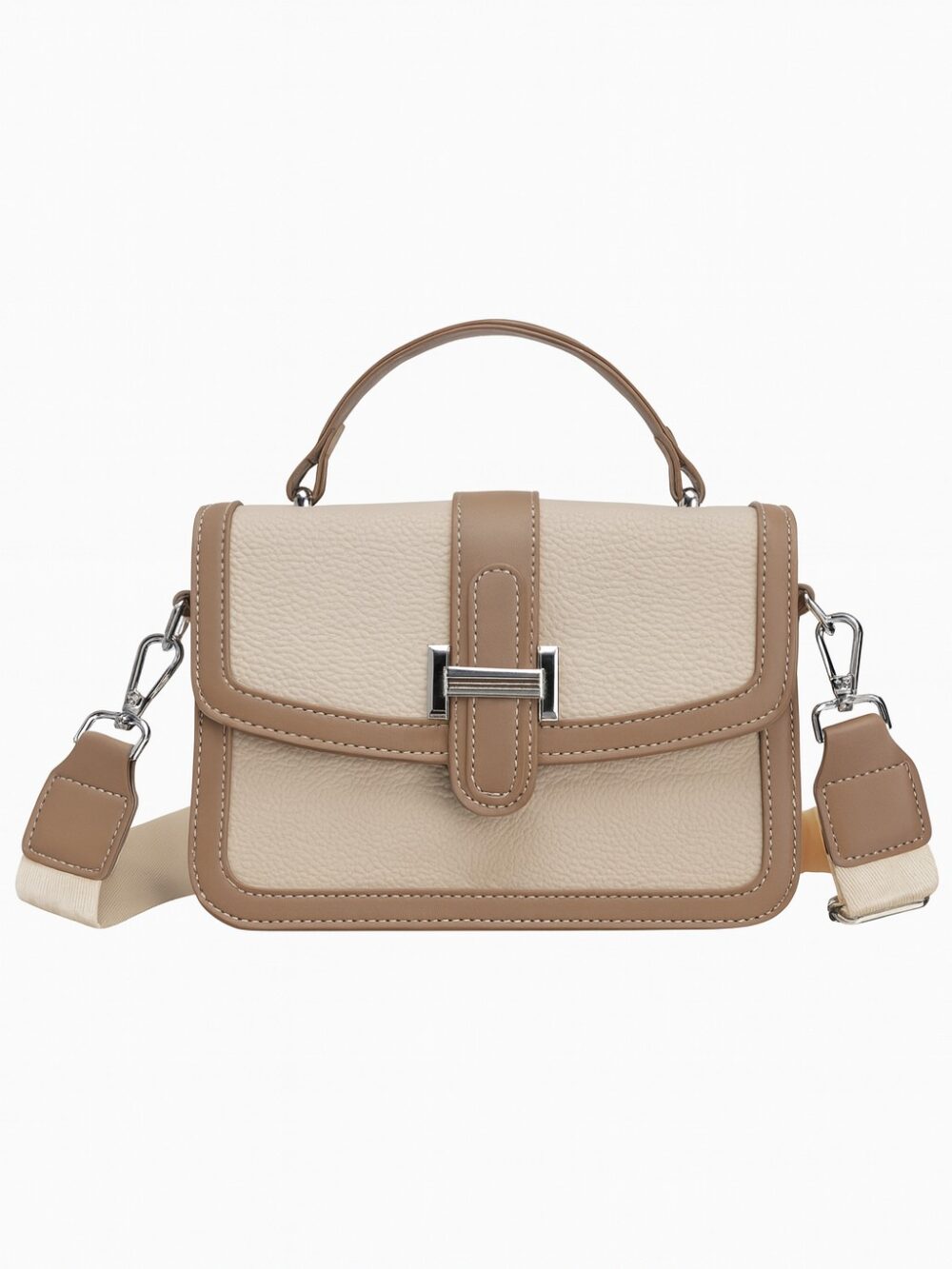 CarryMe Chic 3 Compartment Sling Bag - Beige