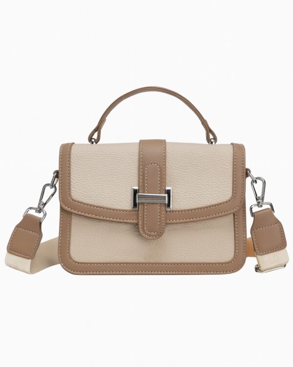 CarryMe Chic 3 Compartment Sling Bag - Beige