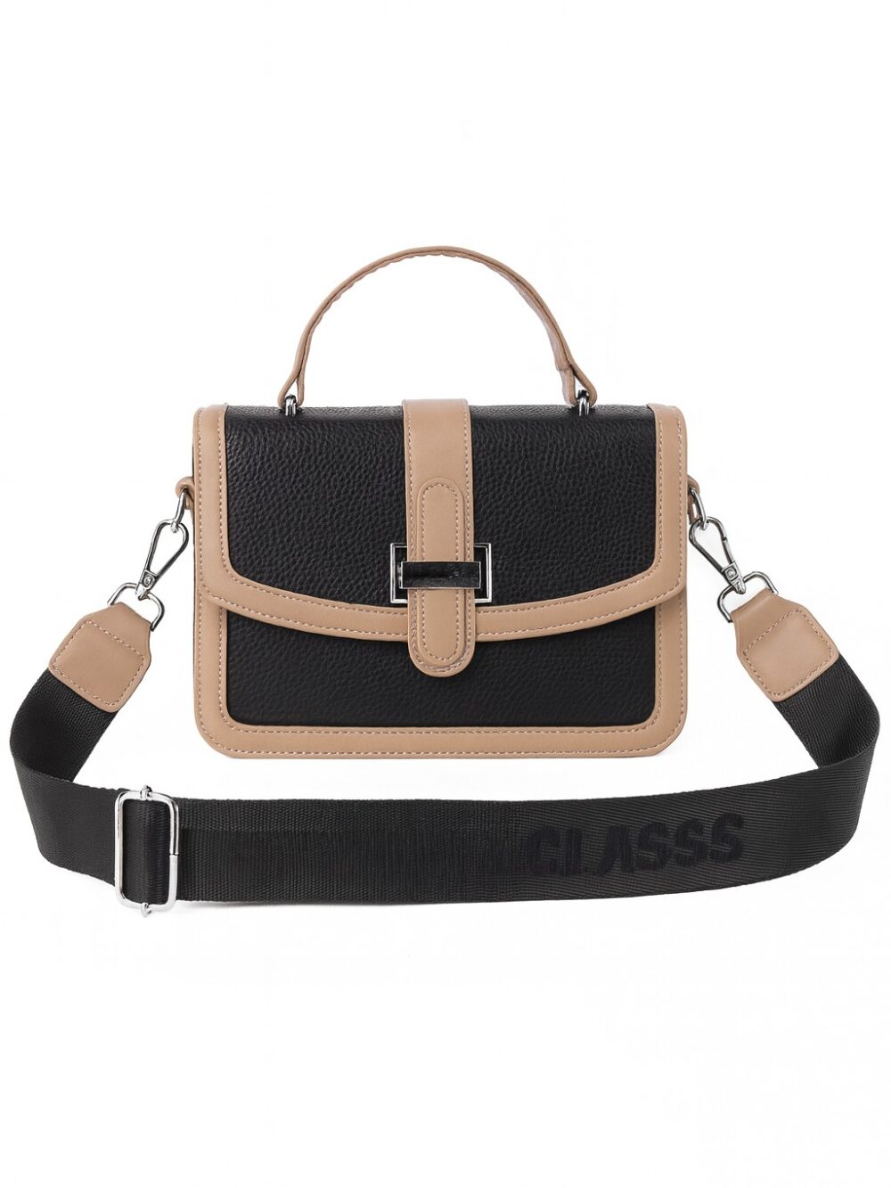 CarryMe Chic 3 Compartment Sling Bag - Black