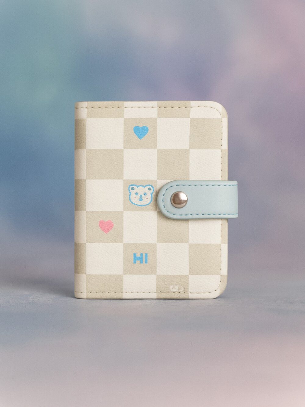 Heart Solid Card Holder - Green