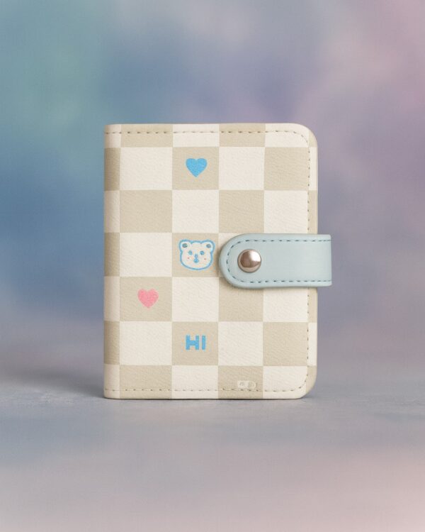Heart Solid Card Holder - Green