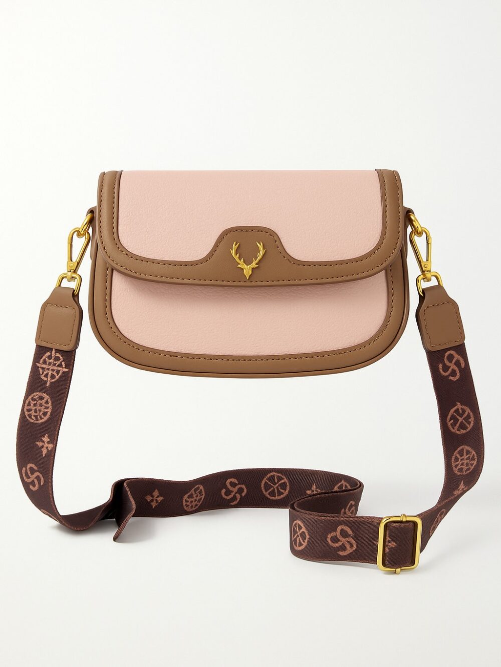 Deer 2 Compartment Sling Bag - Pink
