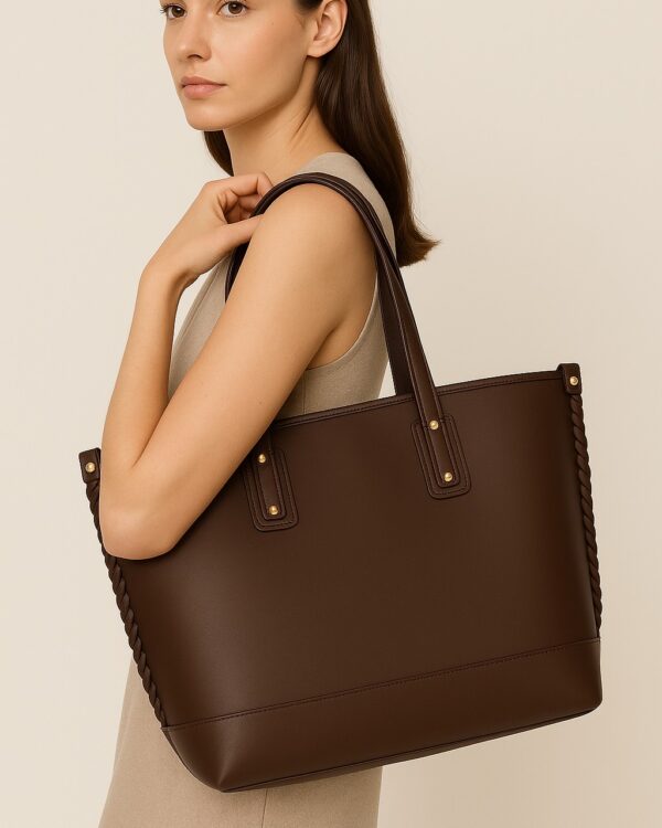 Effortless Tote Bag - Chocolate Brown