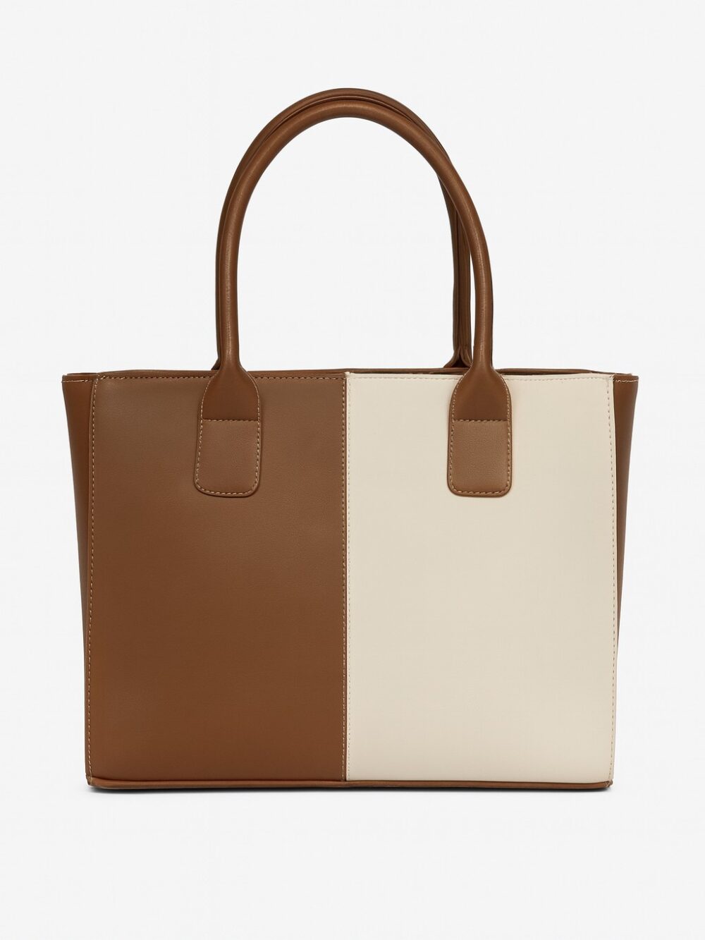 Modern Luxe Laptop Tote Bag - Brown