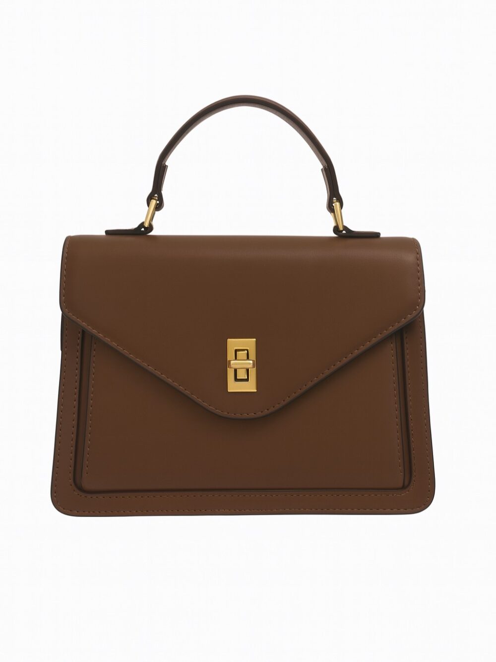 Luxe Line 4 Compartment Sling Bag - Brown