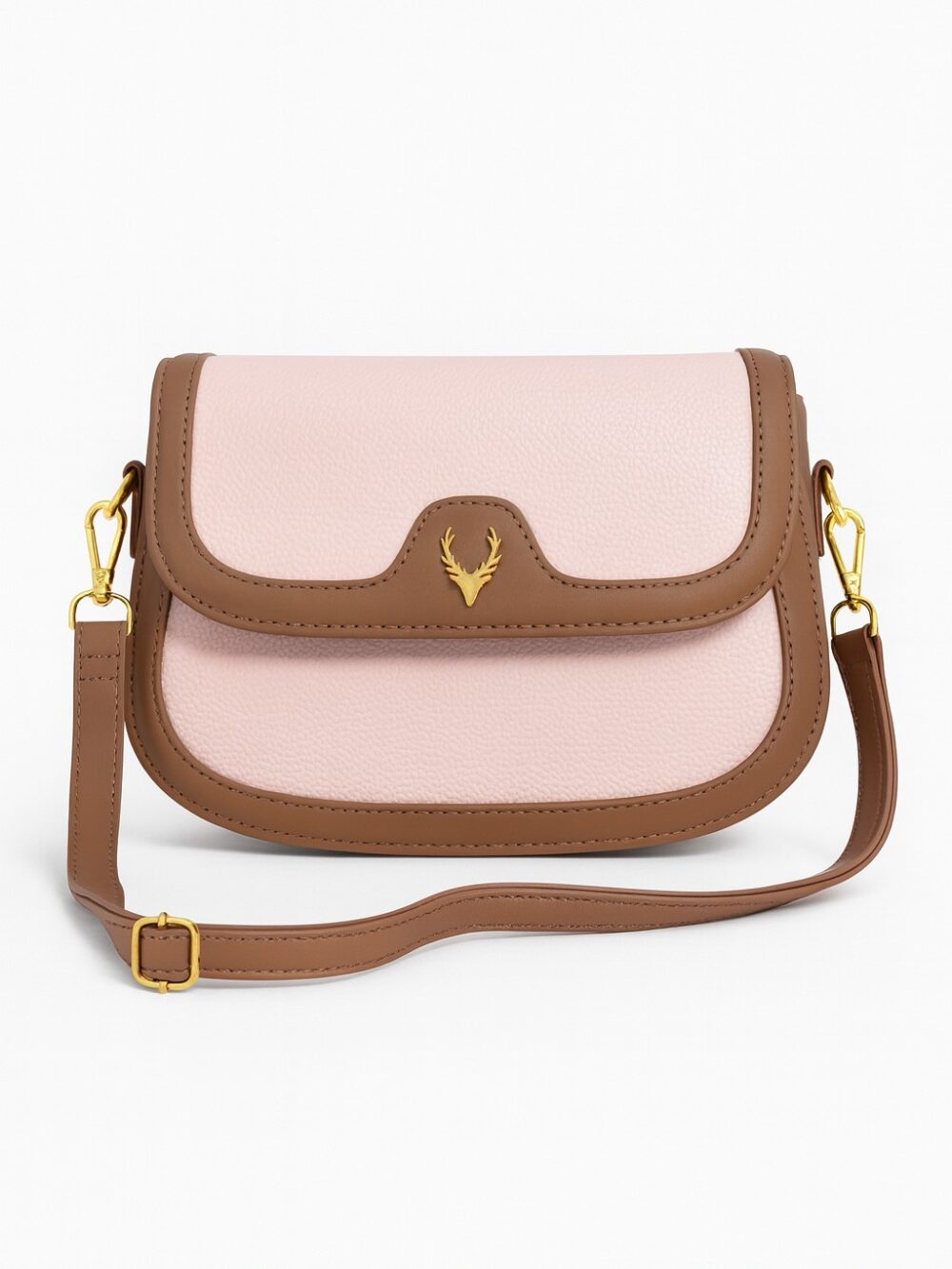 Deer 2 Compartment Sling Bag - Pink
