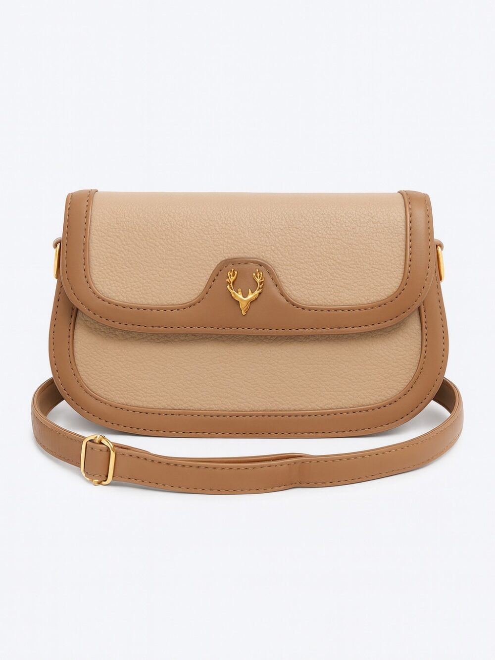 Deer 2 Compartment Sling Bag - Khaki