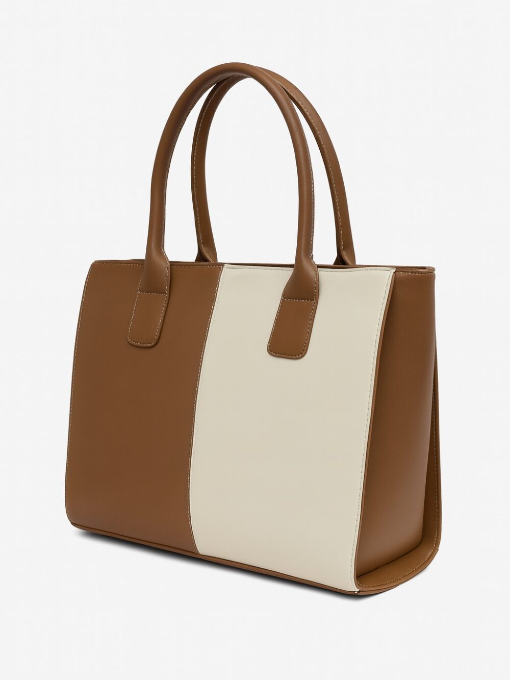 Modern Luxe Laptop Tote Bag - Brown
