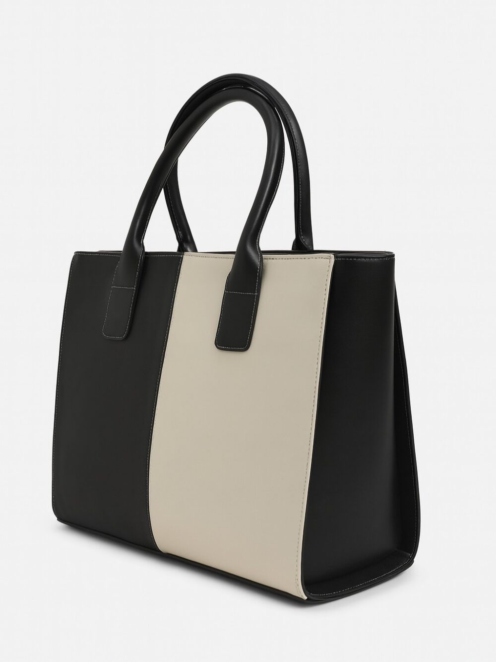 Modern Luxe Laptop Tote Bag - Black