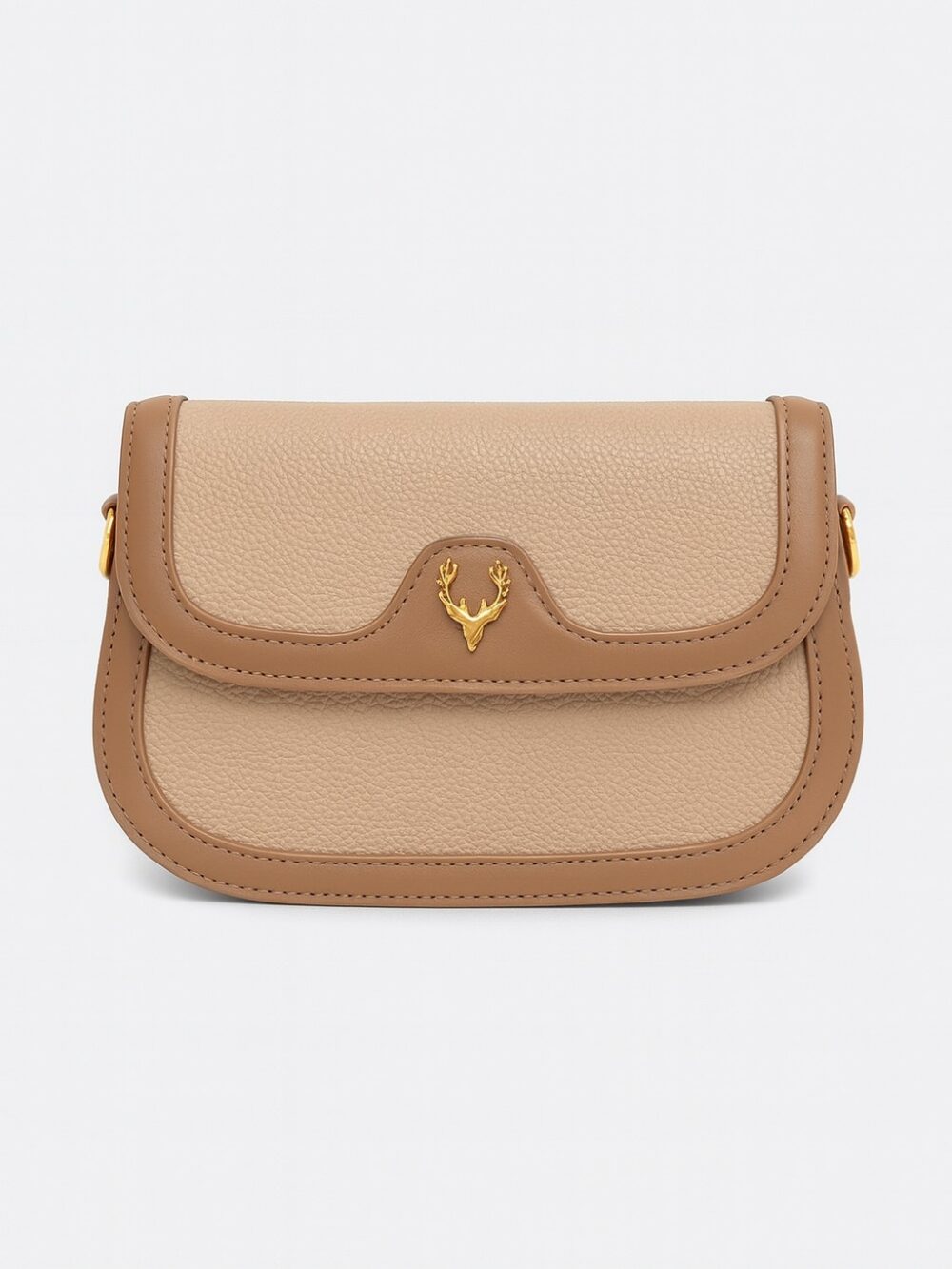 Deer 2 Compartment Sling Bag - Khaki