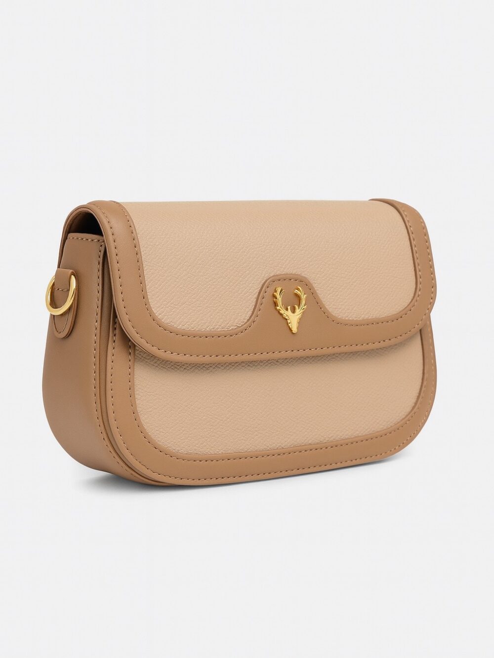Deer 2 Compartment Sling Bag - Khaki