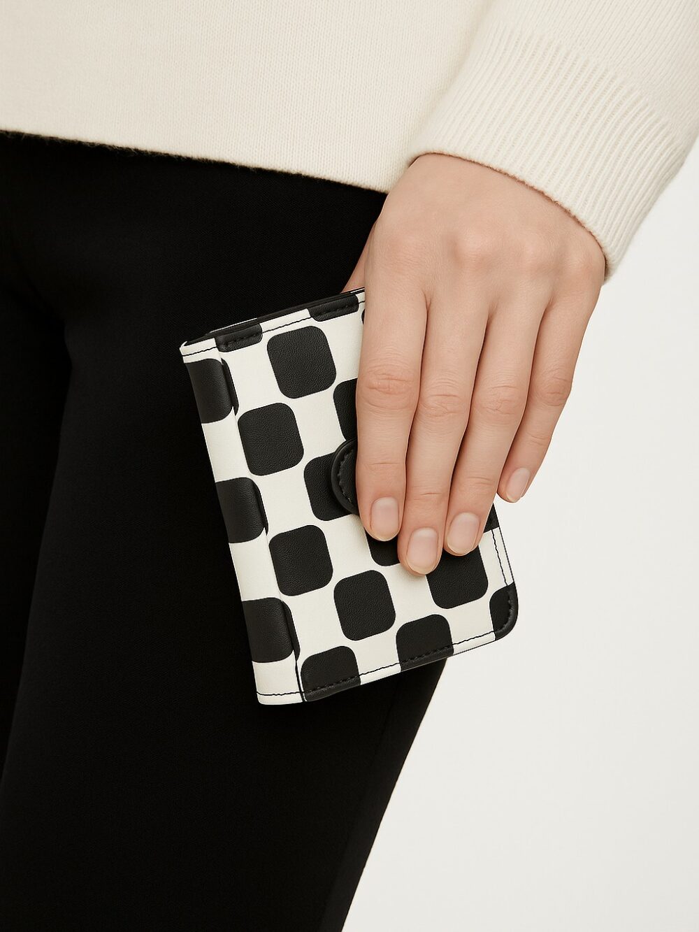 Get Some Rest Solid Card Holder - Black